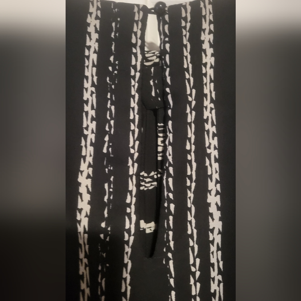 Stiped Balck & White Jumpsuit - image 4